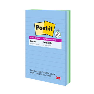 Post-it® Super Sticky Recycled Notes 660-3SST