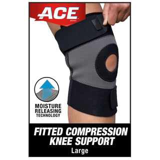 ACE Moisture Control Knee Support 209603, L