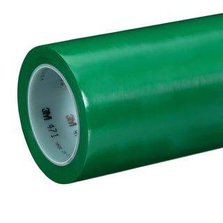 3M Vinyl Tape 471, Green, 48 in x 20 yd, 5.2 mil, 4 rolls per case,Untrimmed