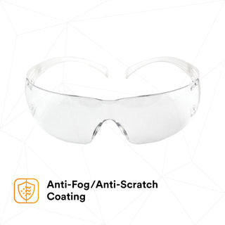 3M SecureFit Protective Eyewear SF301AF, Clear Lens