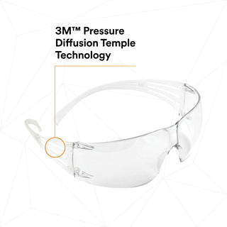 3M SecureFit Protective Eyewear SF301AF, Clear Lens