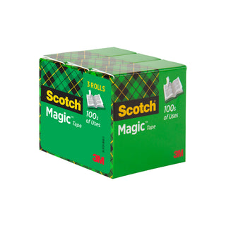 Scotch® Magic Tape 810-72-3PK, 1 in x 2592 in, 3-Pack