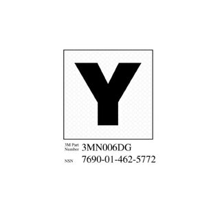 3M Diamond Grade Damage Control Sign 3MN006DG, "Yoke", 2 in x 2 inage