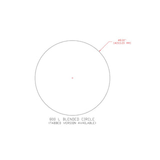 3M Microfinishing PSA Film Disc 268L, 80 Mic 3MIL, Type D, 8 in x NH,Die 800L