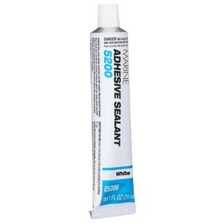 3M Marine Adhesive Sealant 5200, White, 1 oz Tube