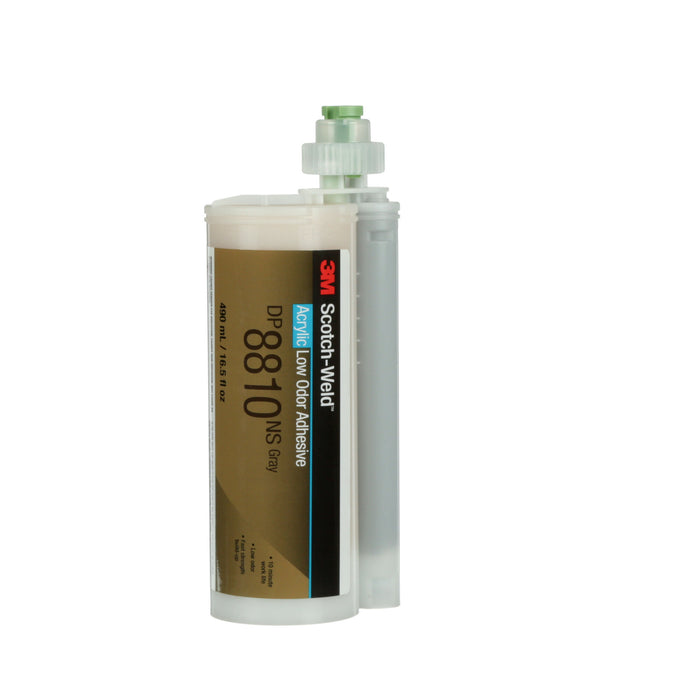 3M Scotch-Weld Low Odor Acrylic Adhesive DP8810NS, Gray, 490 mLDuo-Pak