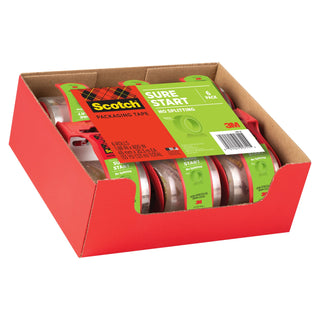 Scotch® Sure Start Shipping Packaging Tape 145-6, 1.88 in x 800 in