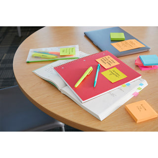 Post-it® Super Sticky Notes, 3321-SSAU-B, 3 in x 3 in (76 mm x 76 mm)