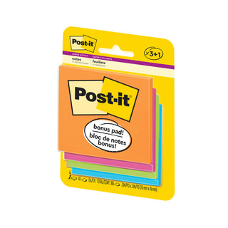 Post-it® Super Sticky Notes, 3321-SSAU-B, 3 in x 3 in (76 mm x 76 mm)