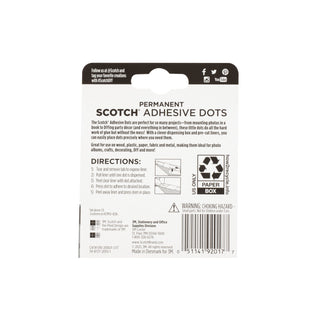 Scotch® Adhesive Dots 010-200UT-CFT, Clear