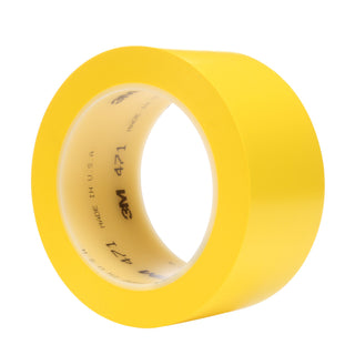 3M Vinyl Tape 471, Yellow, 2 in x 108 yd, 5.2 mil