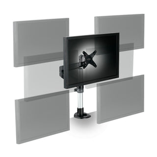 3M Dual-Swivel Monitor Arm, MA140MB, Black