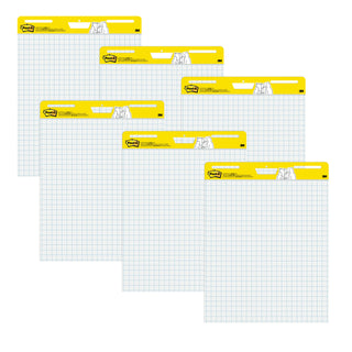 Post-it® Super Sticky Easel Pad, 560 VAD 6PK, 25 in x 30 in (63.5 cm x76.2 cm)