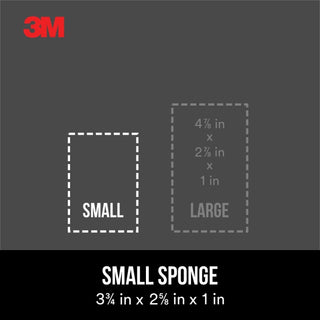 3M Drywall Sanding Sponge 19093, Dual Grit Block, 2 5/8 in x 3 3/4 in x 1 in