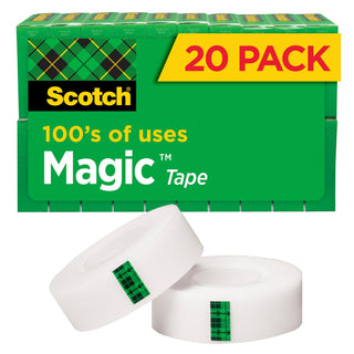 Scotch® Magic Tape 810K20, 3/4 in x 1000 in 20 rolls/pack