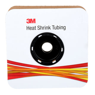 3M Thin-Wall Polyolefin Heat Shrink Tubing FP 301 1/8" Black 100-ftspool