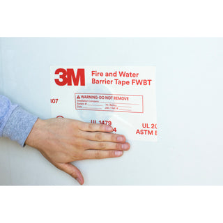 3M Fire and Water Barrier Tape FWBT4, 4 in x 75 ft