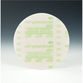 3M Microfinishing PSA Film Disc 268L, 30 Mic 3MIL, Type D, 1 in x NH,Die 100N