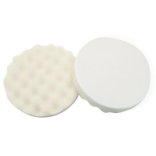 3M Finesse-it Foam Buffing Pad, 28401, 5-1/4 in, White Open CeII Foam