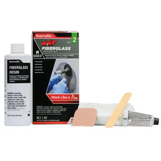 Bondo® Fiberglass Resin Repair Kit, 00420, 0.45 Pint