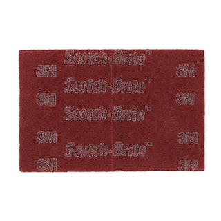 Scotch-Brite Hand Pad 7447B Pro, PO-HP, A/O Very Fine, Maroon, 6 in x 9 in