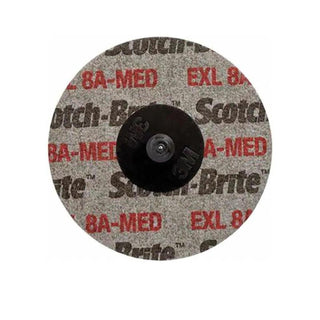 Scotch-Brite Roloc EXL Unitized Wheel, XL-US, 8A Medium, TS, 2 in