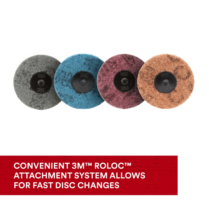 Scotch-Brite Roloc Surface Conditioning Disc, SC-DR, A/O Medium, TR, 2
in