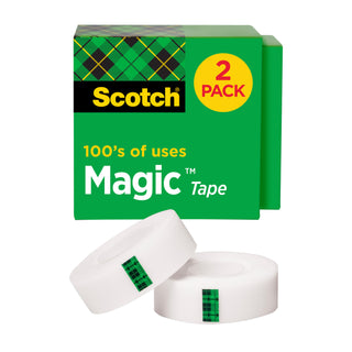 Scotch® Magic Tape 810K2, 3/4 in x 1000 in (19 mm x 25,4 m)