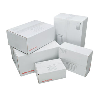 Scotch Mailing Box 8007, 17.25 in x 11.25 in x 6 in, White