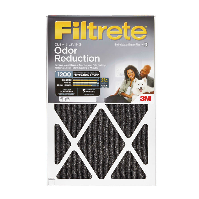 Filtrete Home Odor Reduction Filter HOME05-4, 14 in x 20 in x 1 in
