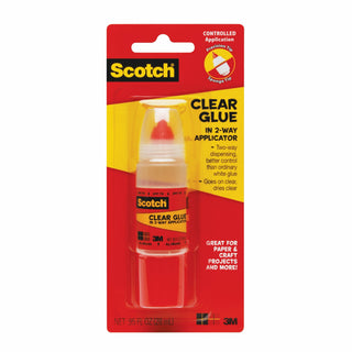 Scotch® Clear Glue in 2-way Applicator, 6044, .95 oz