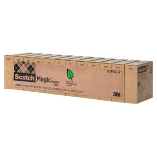 Scotch® Magic Greener Tape 812-12P, 3/4 in x 900 in (19 mm x 22,8 m)