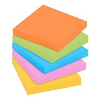 Post-it® Super Sticky Notes 654-12SSAU+4, 3 in x 3 in (76 mm x 76 mm)