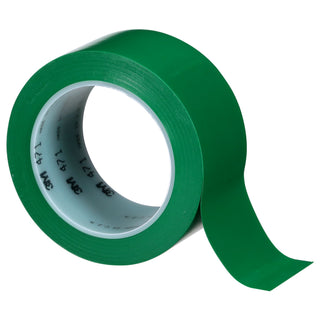 3M Vinyl Tape 471, Green, 3 in x 36 yd, 5.2 mil, 12 Roll/Case