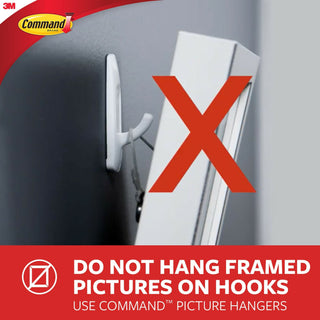 Command Designer Hooks Value Pack 17082-8ES, 8 small hooks, 16 smallstrips