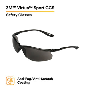 3M Virtua Sport CCS Protective Eyewear 11798-00000-20 Corded Control
System