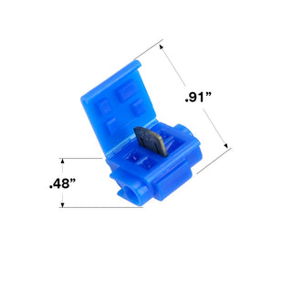 3M Scotchlok Electrical IDC 804-, Blue, 18-16 AWG(solid/stranded), 14 AWG