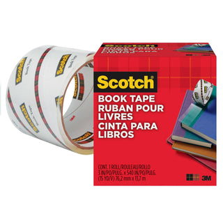 Scotch® Book Tape, 845-300, 3 in x 540 in (76,2 mm x 13,7 m)