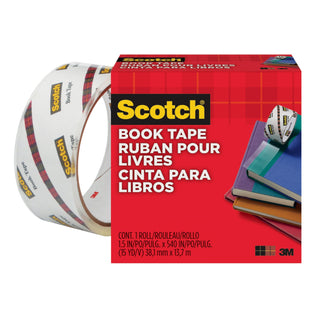 Scotch® Book Tape, 845-150, 1.5 in x 540 in (15 yd) (38,1 mm x 13,7 m)