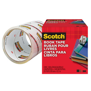 Scotch® Book Tape, 845-400, 4 in x 540 in (101,6 mm x 13,7 m)