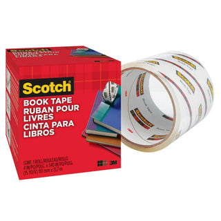 Scotch® Book Tape, 845-400, 4 in x 540 in (101,6 mm x 13,7 m)