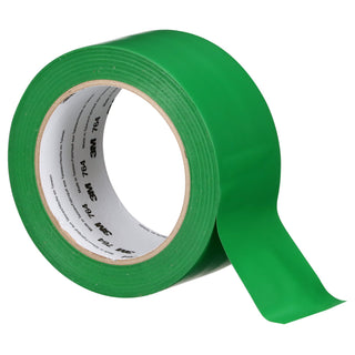 3M General Purpose Vinyl Tape 764, Green, 3 in x 36 yd, 5 mil, 12 Roll/Case