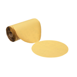 3M Stikit Gold Film Disc Roll 255L, P150, 5 in x NH, Die 500X, 125discs per roll