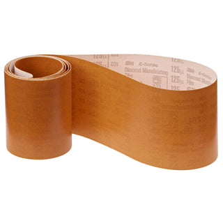 3M Diamond Microfinishing Film Belt 675L, 20 Mic 5MIL, Beige