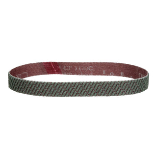 3M Trizact Cloth Belt 337DC, A160 X-weight, 1 in x 18-7/8 in,Film-lok, No Flex