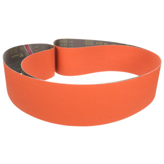 3M Cloth Belt 777F, P120 YF-weight, 6 in x 285 in, Film-lok,Single-flex