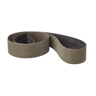 3M Trizact Cloth Belt 237AA, A65 X-weight, 3 in x 132 in, Film-lok,Full-flex