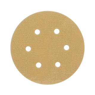 3M Hookit Paper Disc 236U, P400 C-weight, 6 in x NH, D/F 6HL, Die600HZ