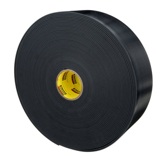 3M Bumpon Resilient Rollstock SJ6008 Black A20FL, 4.5 in x 36 yds