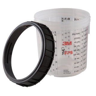 3M PPS Cup & Collar, 16001, Standard, 2 per carton